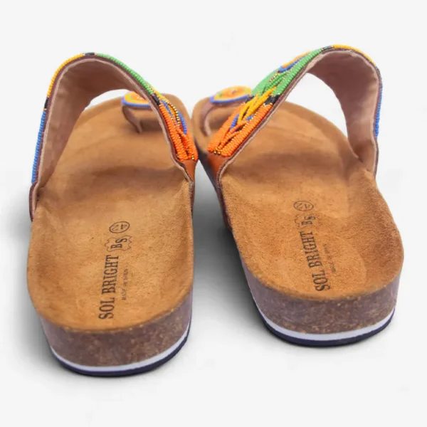 Beaded Women Cork Sandals