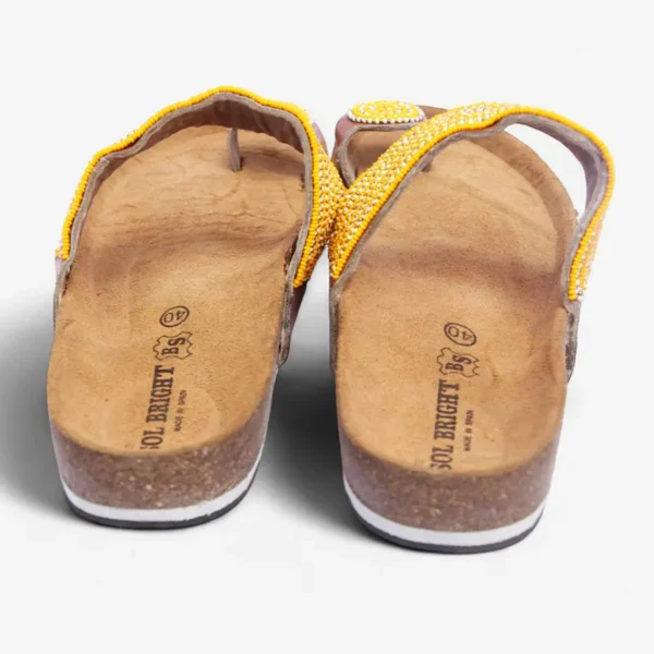 Beaded Women Cork Sandals