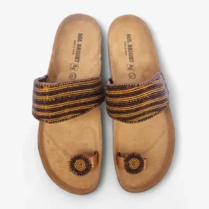 Beaded Women Cork Sandals