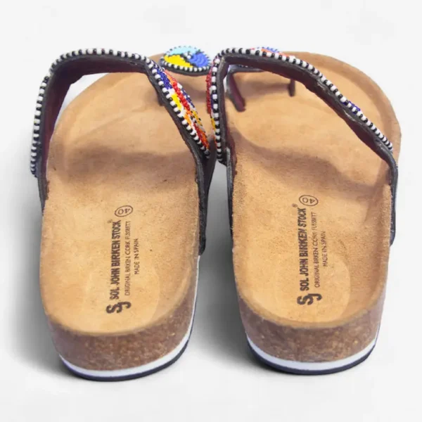 Beaded Women Cork Sandals