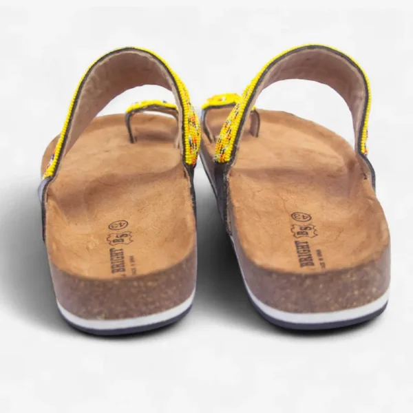 Beaded Women Cork Sandals