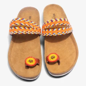 Beaded Women Cork Sandals