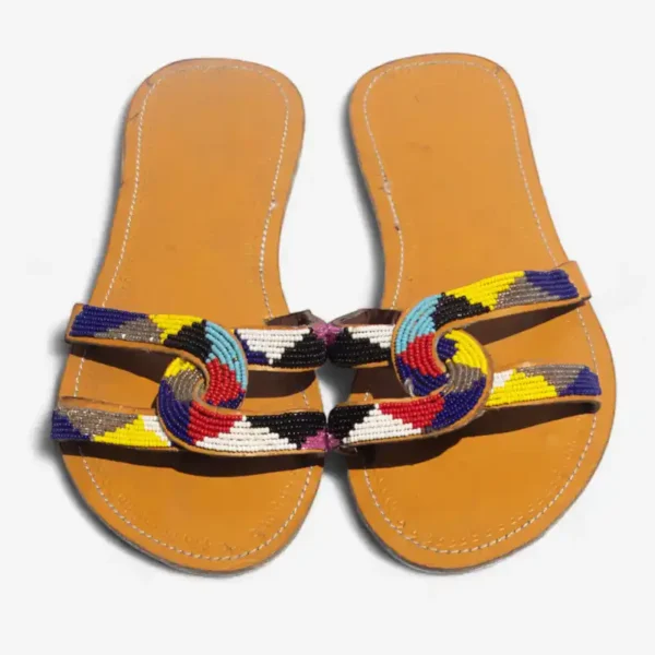 African Beaded Women Sandals