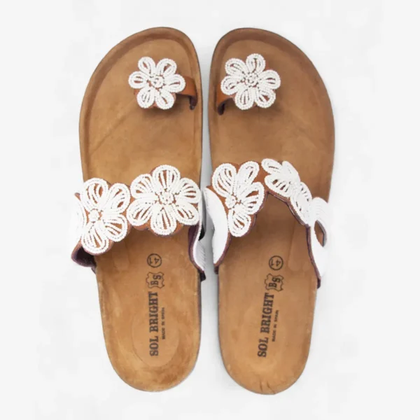 Beaded Women Cork-Sandals