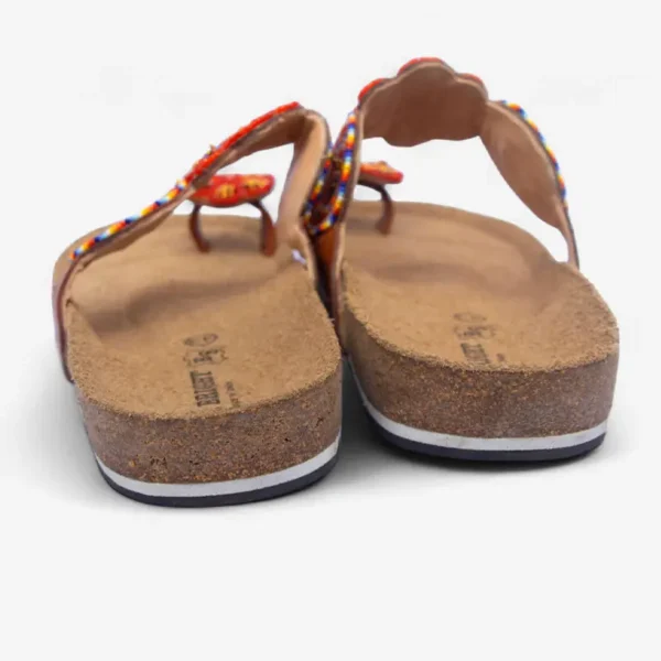 Beaded Women Cork Sandals