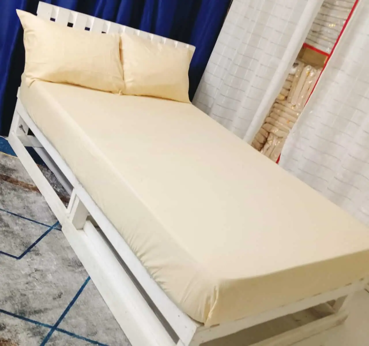 3-Piece Cotton-Fitted Bedsheet Set