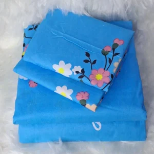 Both Sides Printed 4-Piece Cotton Bedsheet Set