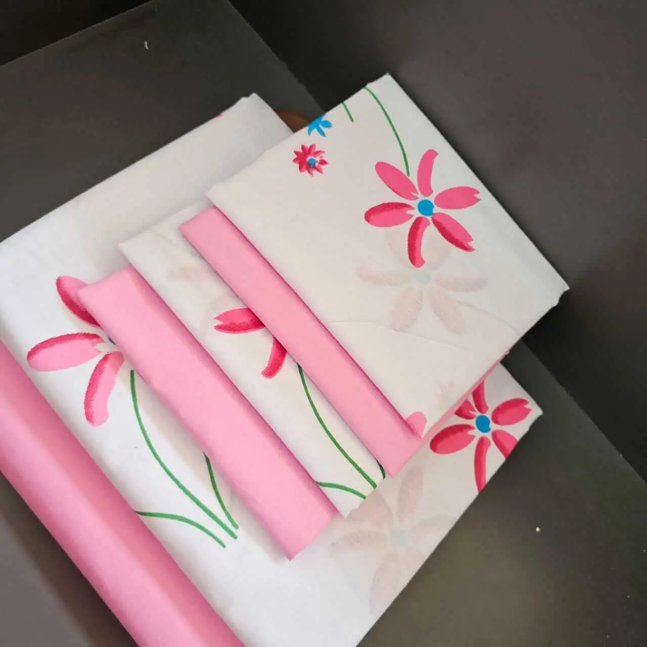 6-Piece Fitted Cotton Bedsheet Set – Mix & Match Designs