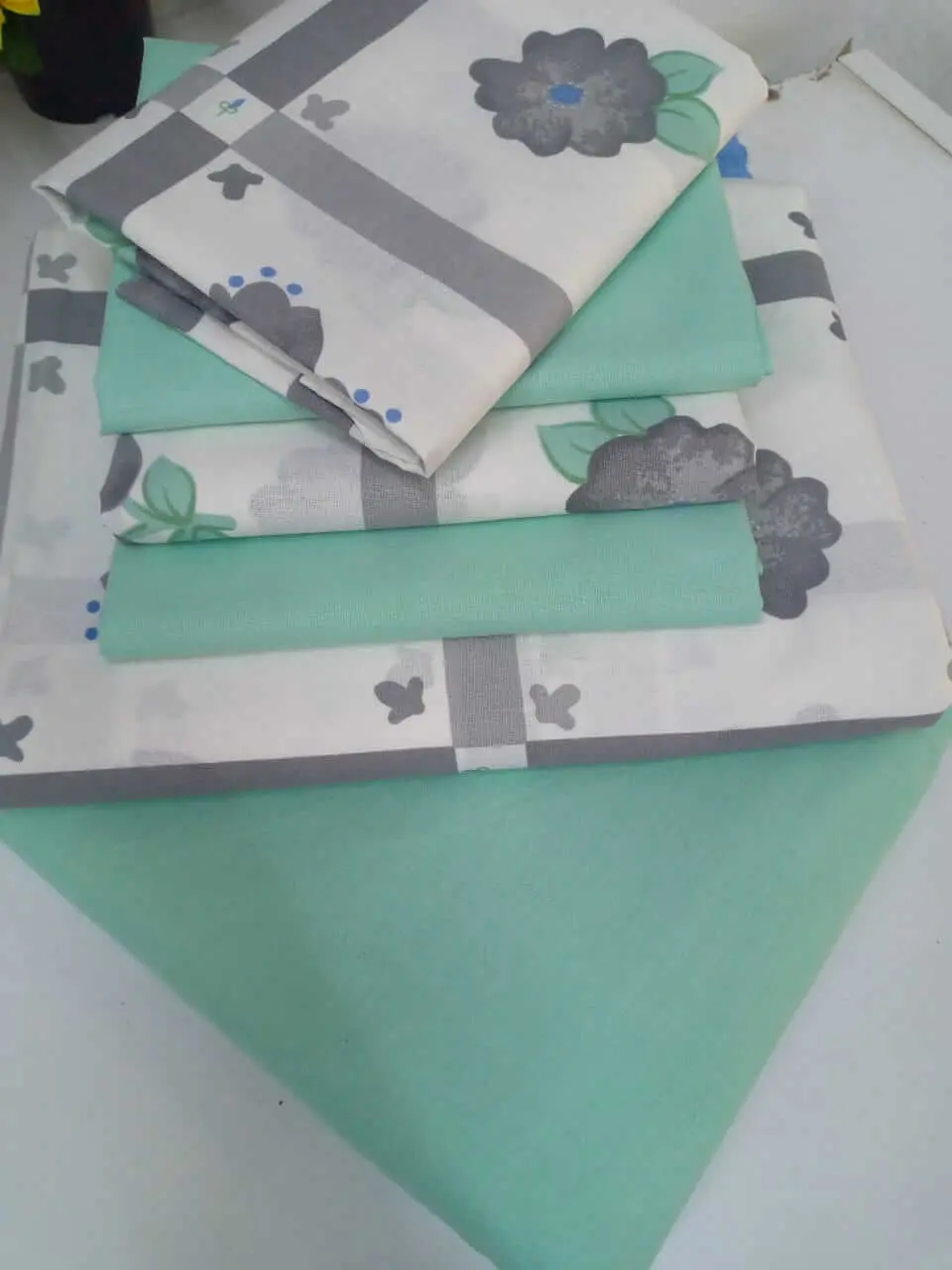 6-Piece Fitted Cotton Bedsheet Set – Mix & Match Designs