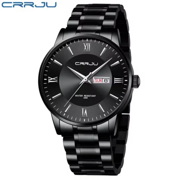Black CRRJU 2175 Men Day & Date Gents Watch