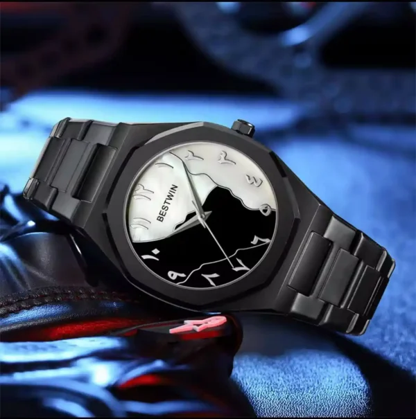 CRRJU 2175 Men Day & Date Gents Watch - Black