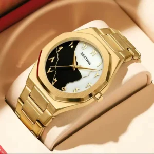 CRRJU 2175 Men Day & Date Gents Watch - Gold