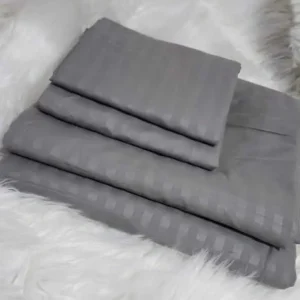 Striped Cotton Bedsheet Set