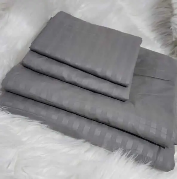 Striped Cotton Bedsheet Set