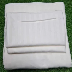 Striped Cotton Bedsheet Set