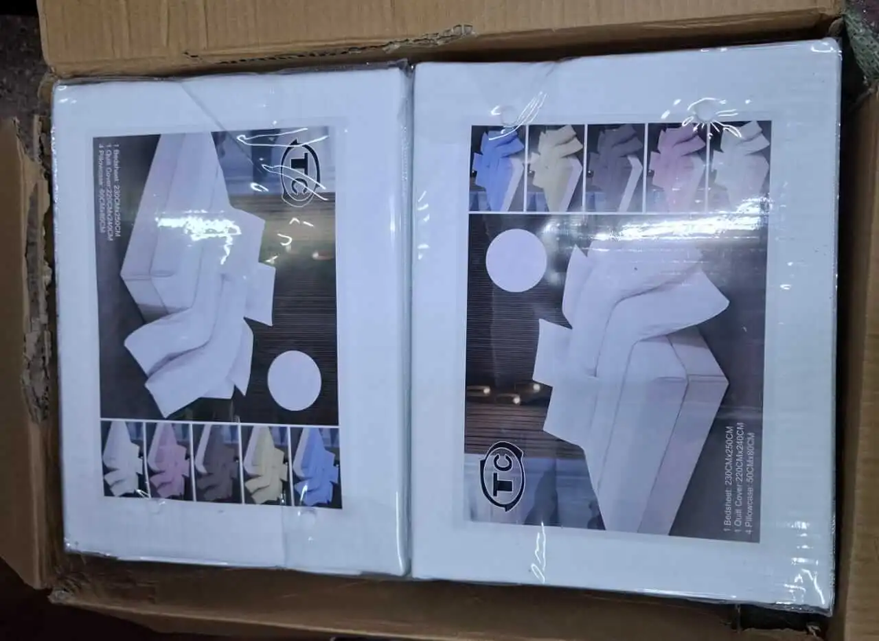 Striped Cotton Bedsheet Set