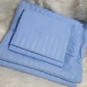 Striped Cotton Bedsheet Set