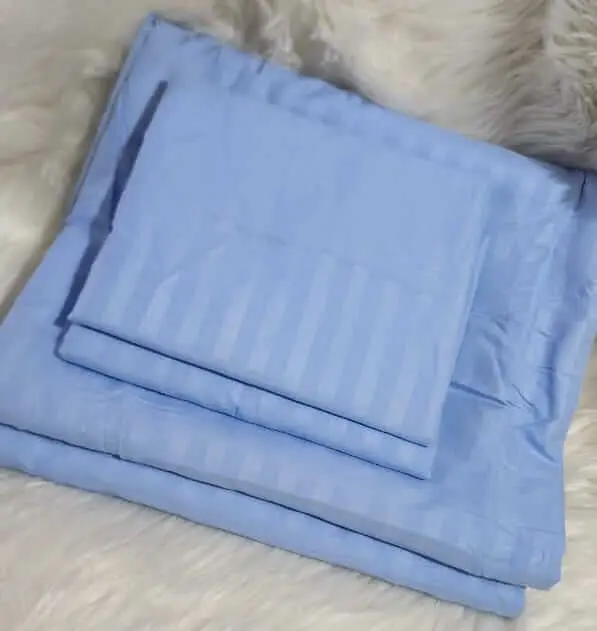 Striped Cotton Bedsheet Set